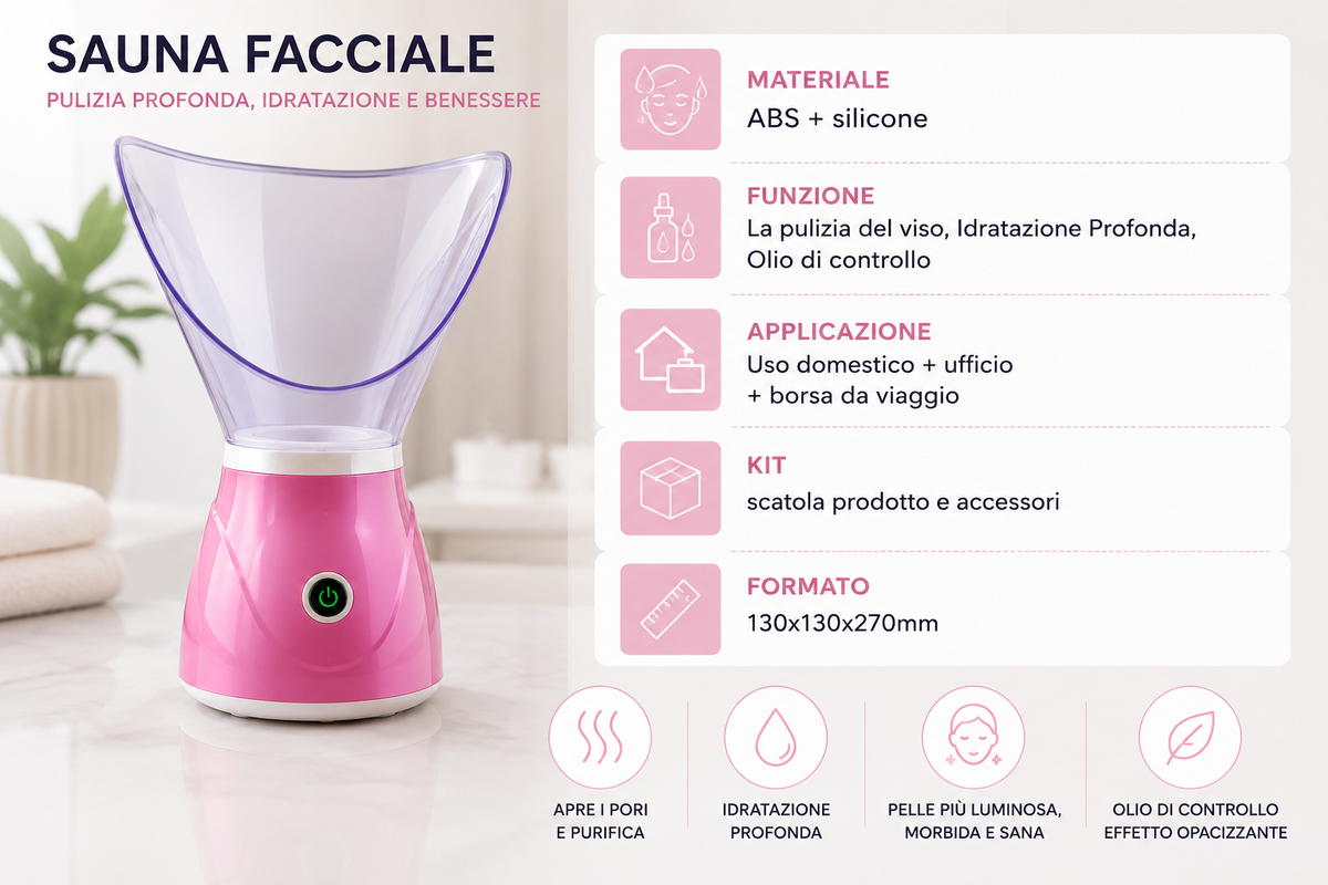 GlowMist™ - Sauna facciale